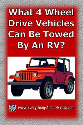 What 4 Wheel Drive Vehicles Can Be Towed By An Rv