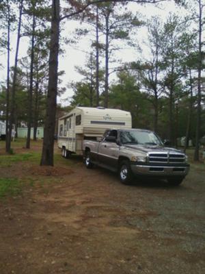 As we are pulling into Shady Pines, Jacksonville, TX: