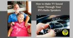 How to Make TV Sound Come Through Your RV's Radio Speakers