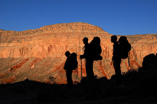 Hiking The Havasupai Trail In Arizona Photograph By Robert Body 