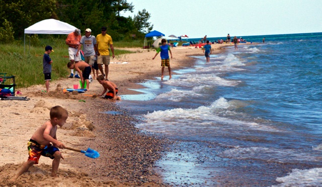 The Beach at Harrisville State Park
