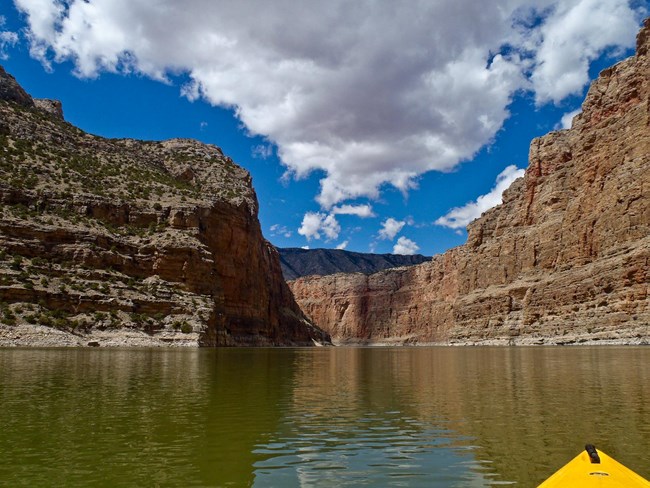Boating at Bighorn Canyon
