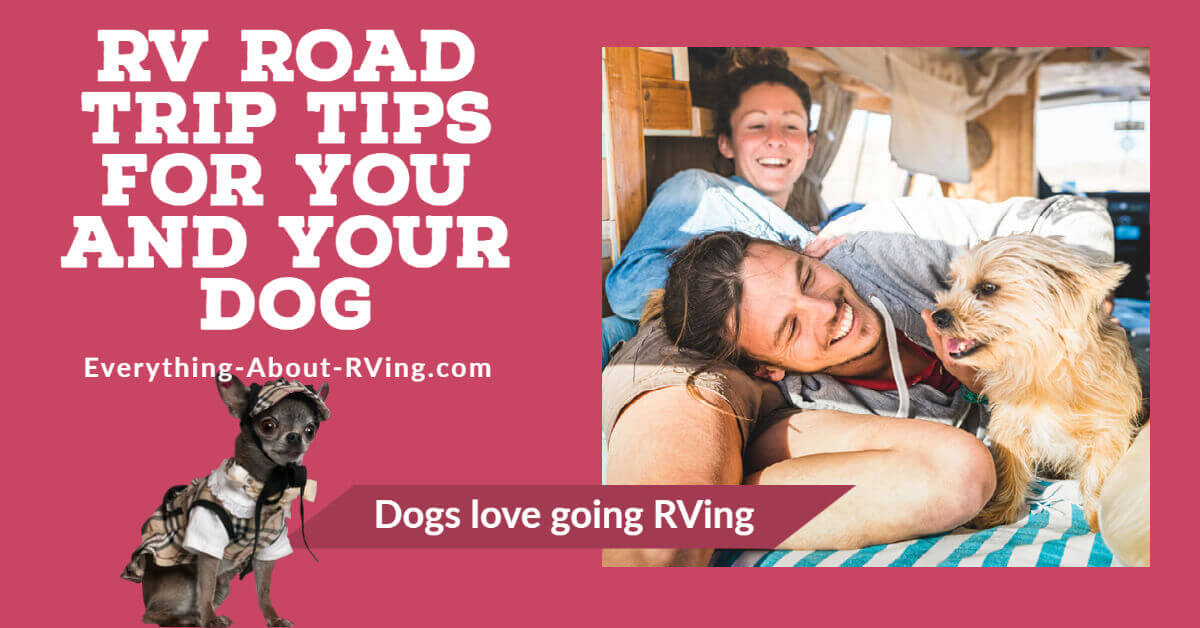 These RV road trip tips for you and your dog will  ensure that both of you enjoy your RV adventures