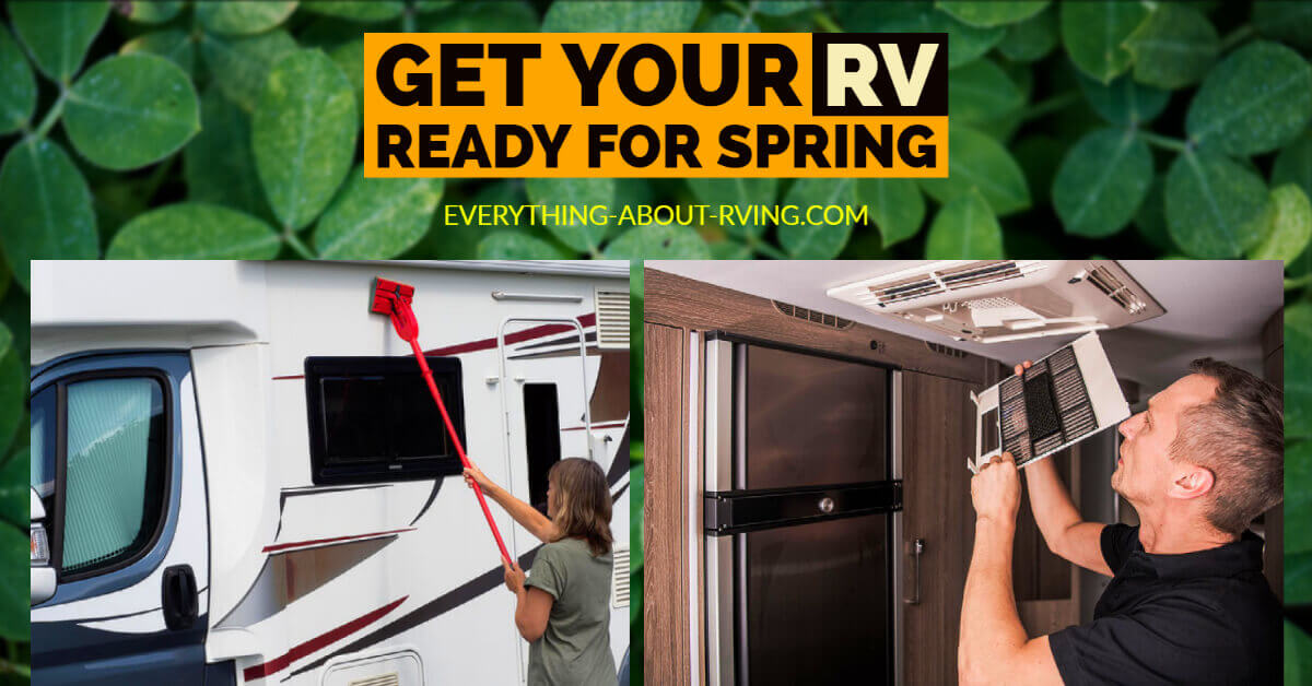 Winter elements can take a toll on stored RVs. If your coach has been in storage, now is the time to Get Your RV Ready for Spring getaways.