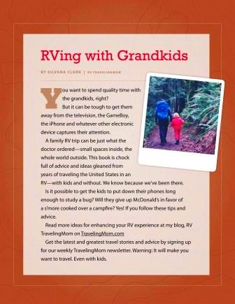 Free eBook Offers Tips on RVing With Grandkids
