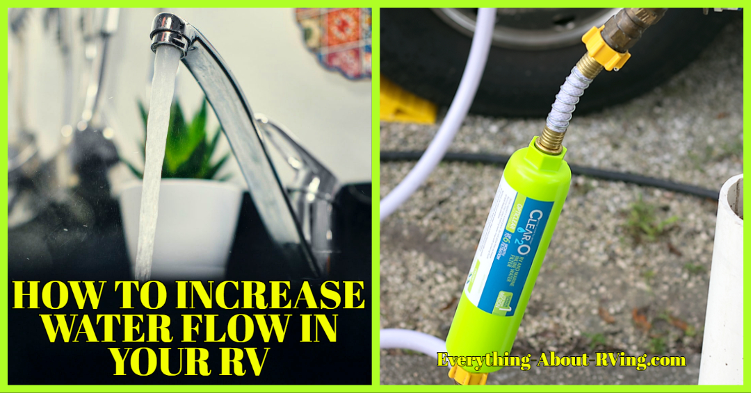 How to Increase Water Flow in Your RV