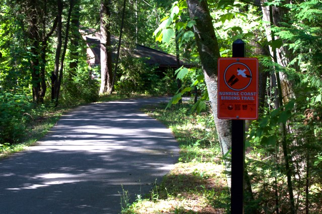 Harrisville State Park paved Birding Trail