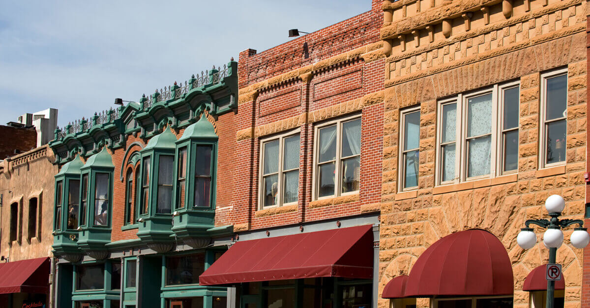 A picture of Downtown Deadwood