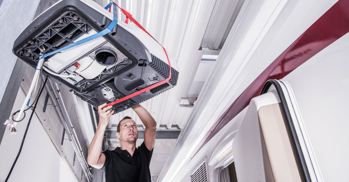 You can complete an entire RV AC repair by yourself