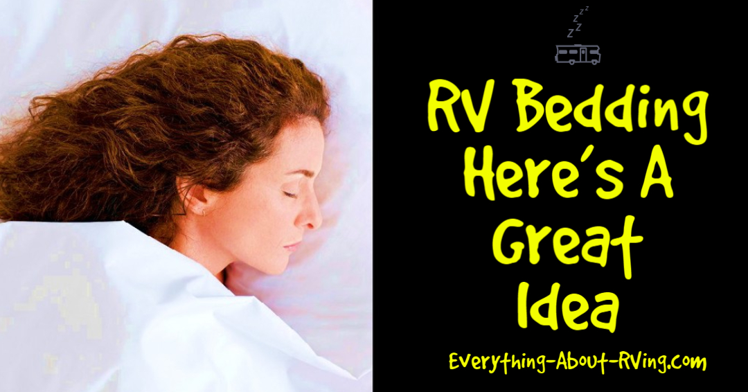 RV Bedding Here's A Great Idea