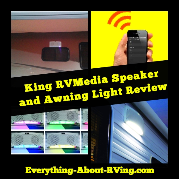 King RVMedia Speaker and Awning Light Review