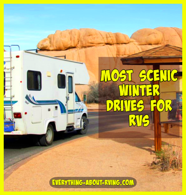 Most Scenic Winter Drives for RVs