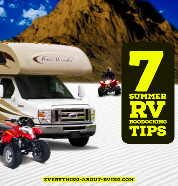 7 Summer RV Boondocking Tips