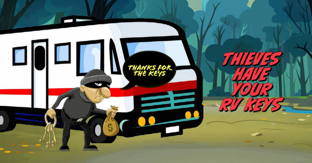 Did you know thieves have the keys to your RV storage compartment doors in their pockets?  What you need to know about your RV's storage compartments