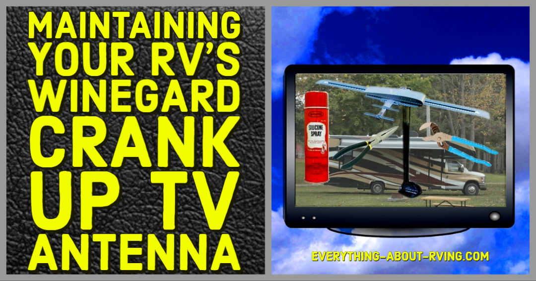 Directional Handle TV Crank Up Antenna Replacement Kit RV Winegard RP-6300
