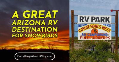A Great Arizona RV Destination for Snowbirds