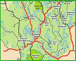 Aep Recreation Land Pond Map Aep's Recreationland, Mcconellsville, Ohio