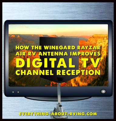 How the Winegard Rayzar Air RV Antenna Improves the Digital TV Channel Reception 