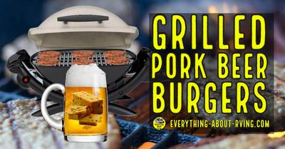 Grilled Pork Beer Burgers