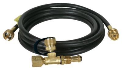 Camco 59103 RV Propane Brass Tee with 3 Ports and 12' Hose