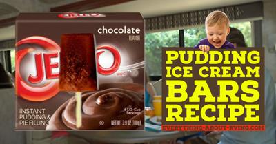 Pudding Ice Cream Bar Recipe