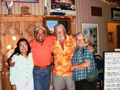 Favi & Ray Lima, Dan & Lisa Goy