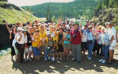 RV Caravan our Group; Alaskan Dicovery RV Caravan Tour Group