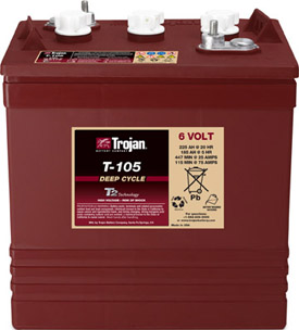 Trojan T105 Deep Cycle battery