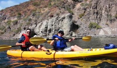 Kayaking on Baja