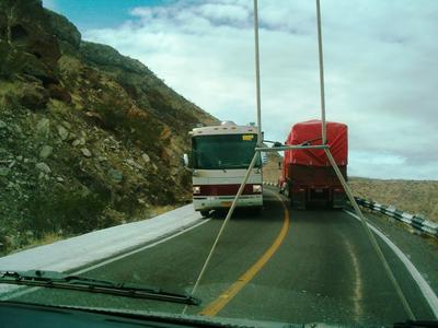 The road may be narrow but wide enough