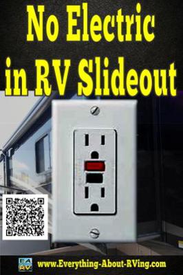 electrical outlets not working but breaker not tripped in rv