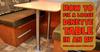 How to Fix a Loose Dinette Table in an RV