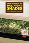 How to Repair RV Day/Night Shades 