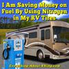 I Am Saving Money on Fuel By Using Nitrogen in My RV Tires