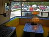 Interior of restored Holiday House Trailer