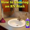 How to unclog an rv sink