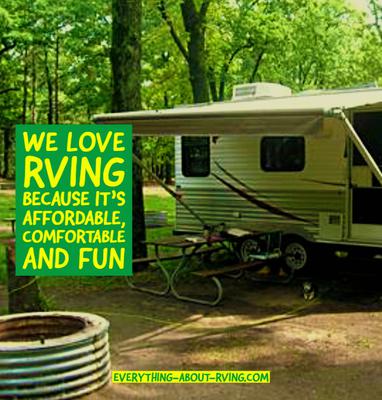 We Love RVing Because it's Affordable, Comfortable and Fun