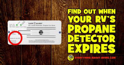 Find Out When Your RV's Propane Detector Expires